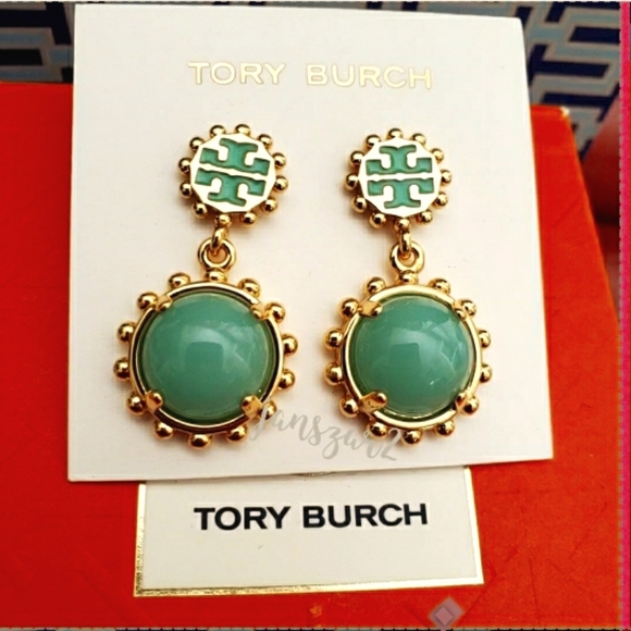 Tory Burch Jewelry - Tory Burch Winslow Earrings, 💚 FIRM PRICE💚